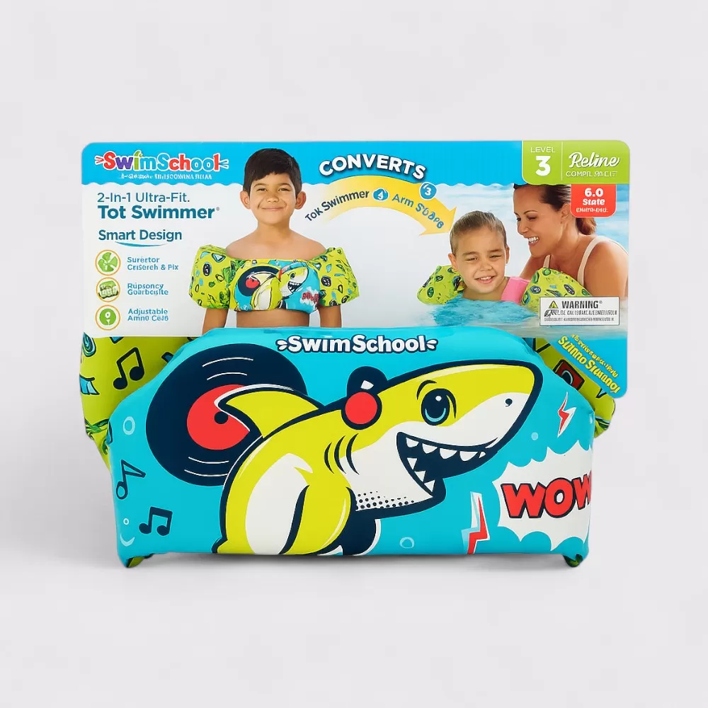 Áo Phao Tập Bơi Trẻ Em SwimSchool 2-In-1 Ultra Fit Tot Swimmer (Level 3) | Bé trai