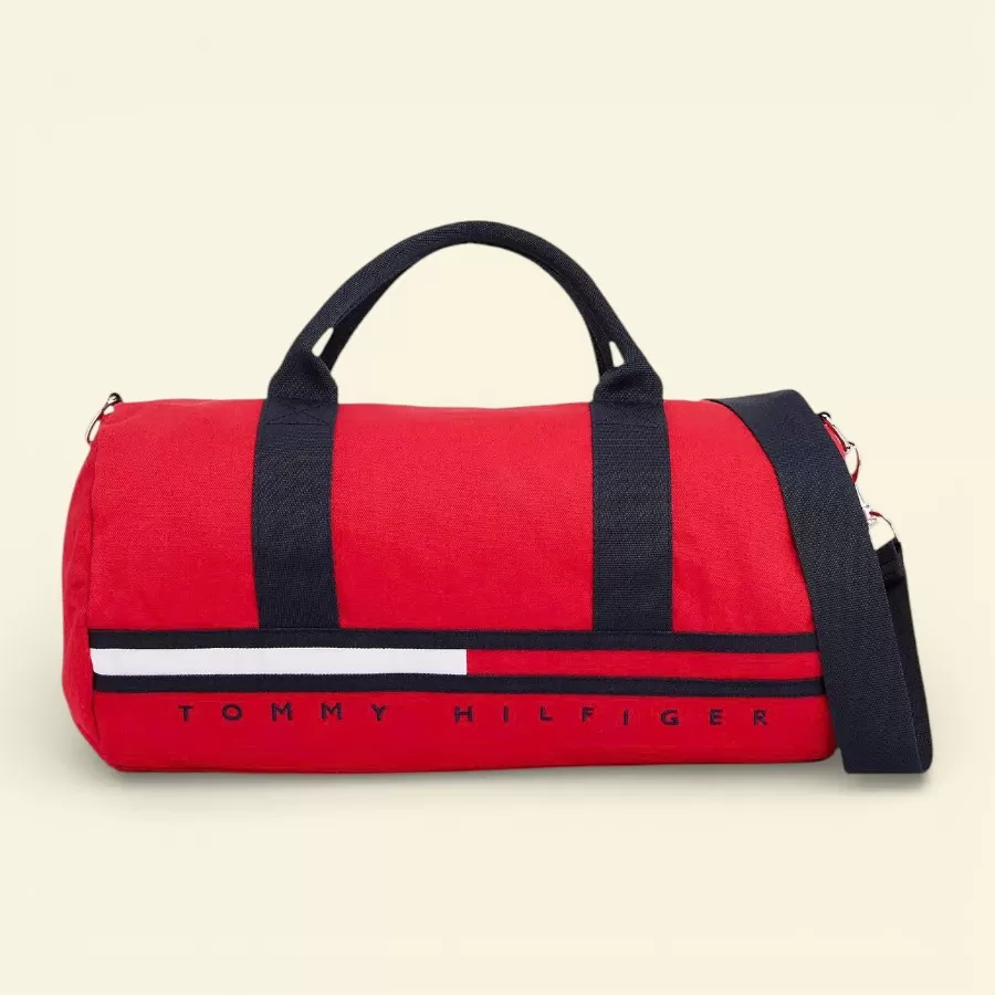 Tommy Hilfiger Kids' Flag Stripe Logo Duffle Bag