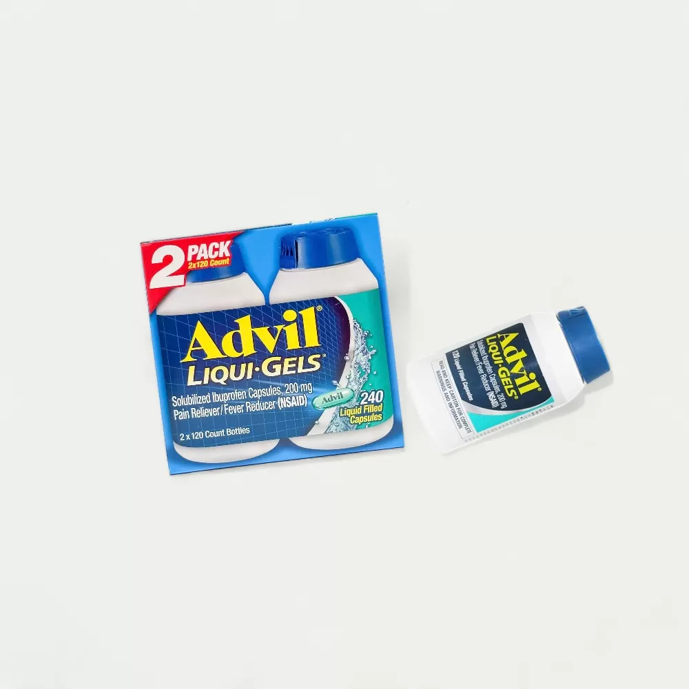 Thuốc Giảm Đau, Hạ Sốt, Giảm Viêm Advil 200mg | 2x120 Viên (HẾT HÀNG)