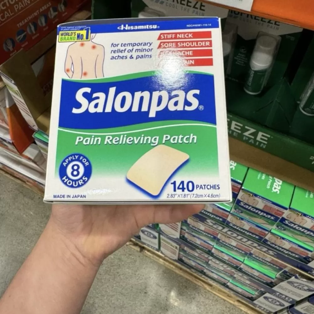Miếng Dán Giảm Đau Salonpas Pain Relieving | 140 Patches