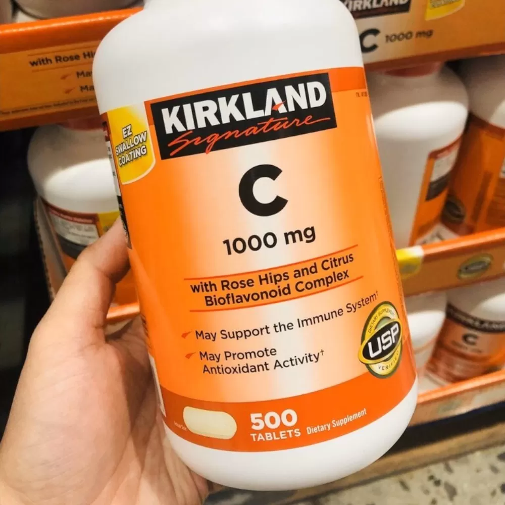 Viên Uống Bổ Sung Vitamin C 1000mg Kirkland | 500 viên