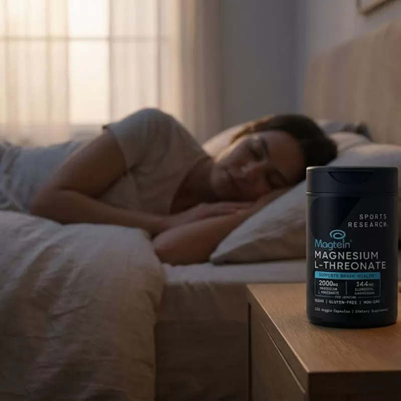 Magnesium Sports Research Magtein Magnesium L-Threonate 2000mg - 135 Viên