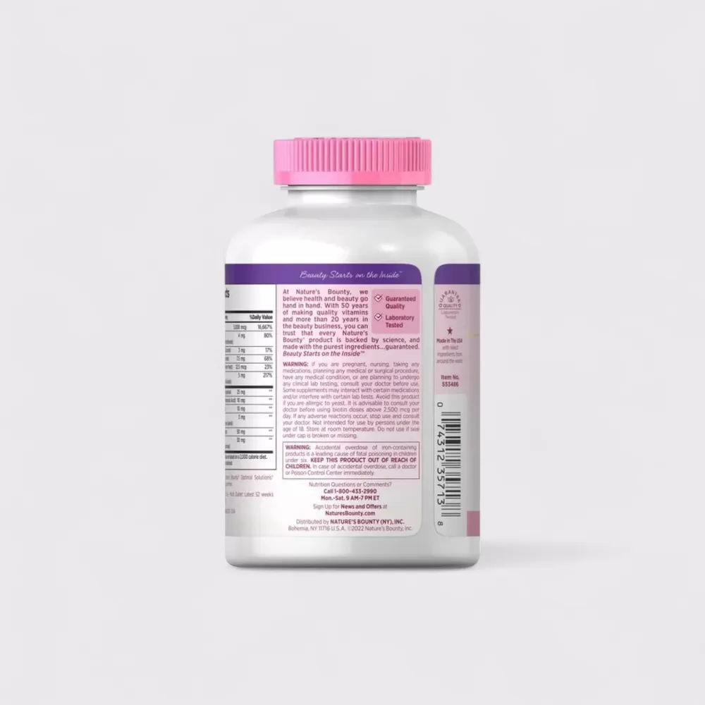 Viên uống Nature’s Bounty Hair Skin And Nails – 250 viên