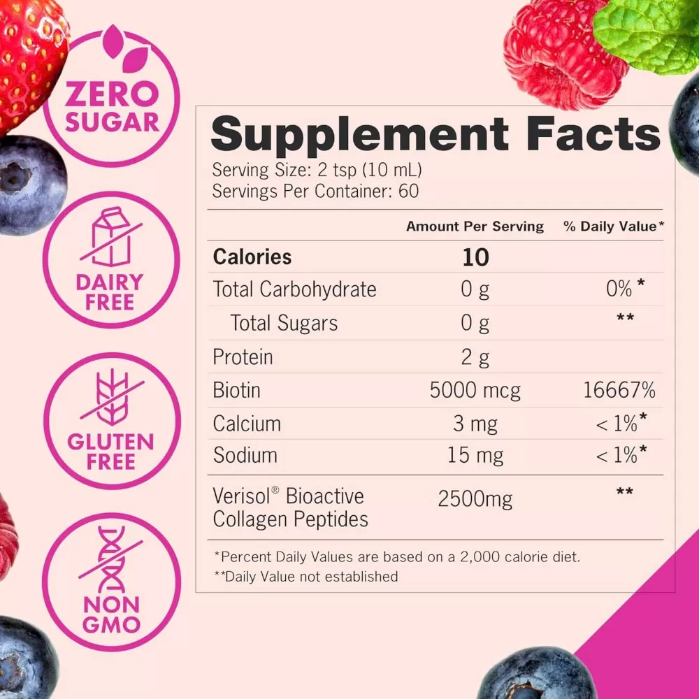 Collagen Nước Zena Nutrition Liquid Collagen Biotin | 900ml