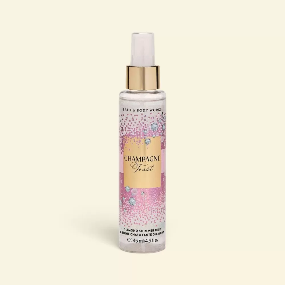 Xịt Thơm Toàn Thân Hạt Nhũ Champagne Toast - Bath & Body Works - 145ml